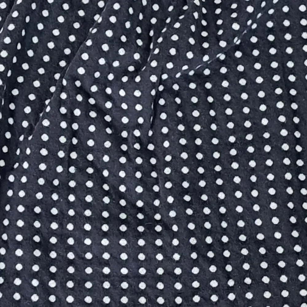Tea Collection Black With White Dots Short Sleeve  Dress Size 3T